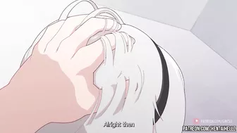 neir autonoma hentai 2B getting creampied in her tight asshole 2В animation