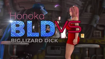 Honoka Vs Bld Ii (big Lizard Dick)& Bonus by 26regionsfm Animation with Sound 3D Hentai Porn Sfm