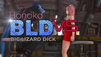 Honoka Vs Bld Ii (big Lizard Dick)& Bonus by 26regionsfm Animation with Sound 3D Hentai Porn Sfm