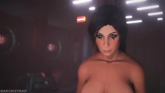 Lara Croft in the Orgasm Machine