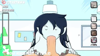 Marceline The Vampire Sloppy Deepthroat Cumshot Blowjob - Hole House