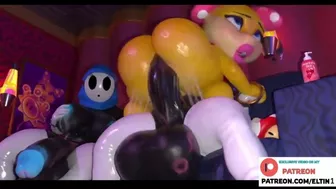 Birdo Hard Futanari Fucking With Mario Friends And Getting Biggest Creampie | Mario Futa Hentai 4k