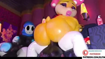 Birdo Hard Futanari Fucking With Mario Friends And Getting Biggest Creampie | Mario Futa Hentai 4k