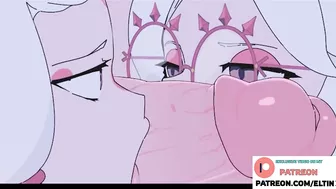 Purah With Girlfriend Find Big Dick And Getting Cum On Face | Amazing Hentai Story