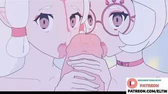 Purah With Girlfriend Find Big Dick And Getting Cum On Face | Amazing Hentai Story