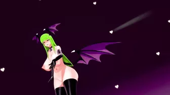 Darkstalkers Hentai Morrigan Aensland Nude Dancing Señorita and Sex Sucubo Girl Big Boobs MMD 3D