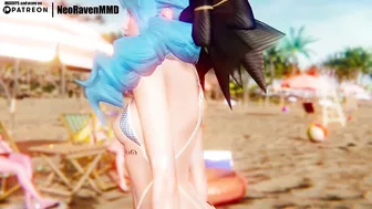 [MMD](G)I-DLE - Tomboy (Gwen/Lulusa/Soraka/Xayah/Ahri) [StripSwap ver.] League of Legends