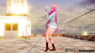 [MMD](G)I-DLE - Tomboy (Gwen/Lulusa/Soraka/Xayah/Ahri) [StripSwap ver.] League of Legends