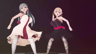 Mmd R-18 Anime Girls Sexy Dancing Clip 358