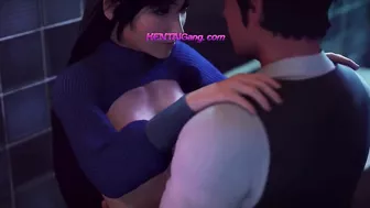 Tifa Night Club Sex - 4K HQ 3D Parody