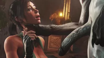 Lara Croft Walking Into A Trap - No Escape Without Rough Sex - Exclusive Gameplay