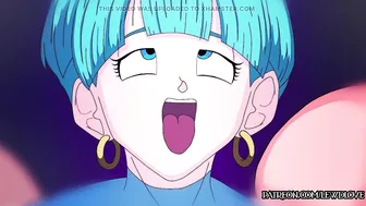 Cheating Wife Bulma's Gets A Birthday Gangbang