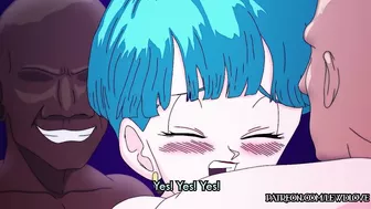 Cheating Wife Bulma's Gets A Birthday Gangbang