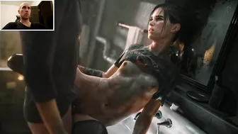 18-year-old Ellie from “Last of Us” lets a stranger cum on her in the restroom