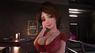 MILF Aunt Cass Fucked In The Pub By Stranger - Animation