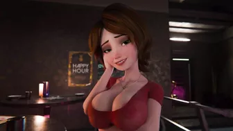 MILF Aunt Cass Fucked In The Pub By Stranger - Animation