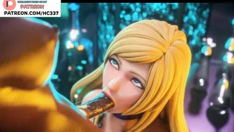 BIG DICK FUTANARI BLOWJOB POV CUTE BLOND GIRL \ FUTA HENTAI ANIMTED 4K 60FPS