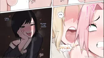 Tsunade ""Trains"" Sakura With Her Futa Cock Naruto Comic