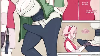 Tsunade ""Trains"" Sakura With Her Futa Cock Naruto Comic