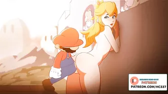 AMAZING PRINCESS PEACH HENTAI STORY ANIMATION WITH MARIO AND OTHER FRENDS 60FPS