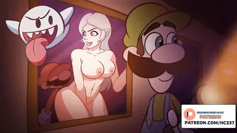 AMAZING PRINCESS PEACH HENTAI STORY ANIMATION WITH MARIO AND OTHER FRENDS 60FPS