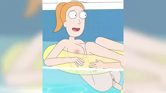 Rick and Morty - A Way Back Home - Sex Scene Only - Part 65 Summer Fucked In The Pool By LoveSkySanX