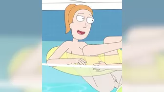 Rick and Morty - A Way Back Home - Sex Scene Only - Part 65 Summer Fucked In The Pool By LoveSkySanX