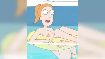 Rick and Morty - A Way Back Home - Sex Scene Only - Part 65 Summer Fucked In The Pool By LoveSkySanX