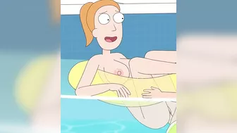 Rick and Morty - A Way Back Home - Sex Scene Only - Part 65 Summer Fucked In The Pool By LoveSkySanX