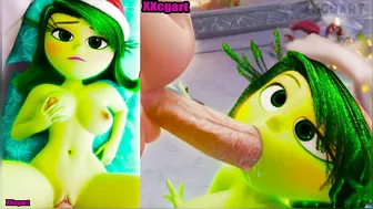 Inside Out 2 Hentai - Christmas Disgust party BlowJob