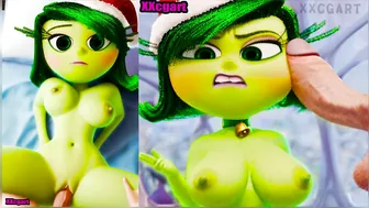 Inside Out 2 Hentai - Christmas Disgust party BlowJob