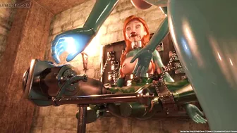 Frozen - Anna in Metal Bondage - 3D BDSM Fetish