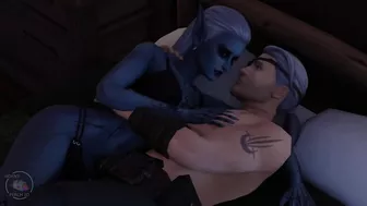 Tavern sex scene, drow and human, part 2