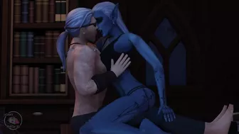 Tavern sex scene, drow and human, part 2