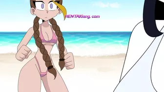 The Nude Beach ◆ Cartoon Porn