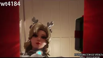 Mercy Gets Pregnant With Your Cum on Christmas (PREGNANCY SEX)