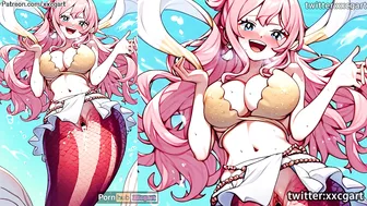 One Piece - PRINCESS SHIRAHOSHI Super BIg big Big Tits