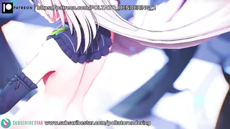 【MMD ブルーアーカイブ】《Utazumi Sakurako (Idol ver.) (歌住サクラコ (アイドル Ver.)》~《八王子P × Giga「Gimme×Gimme f