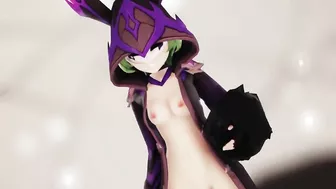 0396 -【R18-MMD】 Genshin Impact 原神 Fatui electro Cincin mage 雷莹术士