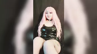 Egirl Slut in Latex Dress Solo Masturbation Video Teaser (Full Video on Onlyfans)