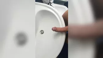 My big cock pissing at work (close-up)