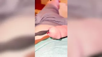 Pulling a 20 inch 16MM sound out of my dripping cock