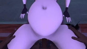 HELLUVA BOSS Black guy fuck a pregnant Loona in a missionary position SFM