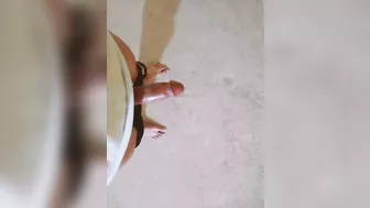 Cum master bathroom and hard dick jerkingk hand job