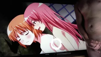 Hottest Hentai Anime Lesbian Girls Fingering and Massaging In Bathroom (RISKY Sloppy Lesbians)