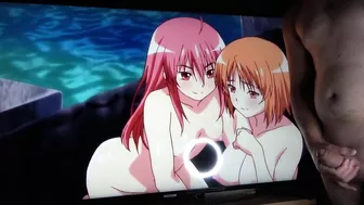 Hottest Hentai Anime Lesbian Girls Fingering and Massaging In Bathroom (RISKY Sloppy Lesbians)