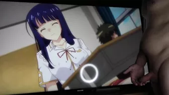 Hottest Anime Hentai Schoolgirl Can't Stop Masturbating In Class With Others Seeing (SO RISKY)