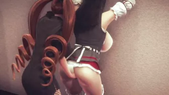 futa twintails fuck maid part 1