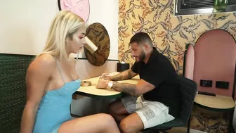 Naughty Blonde Assistant Fit Kitty gets Fucked Hardcore by Pornstar Mr Iconic