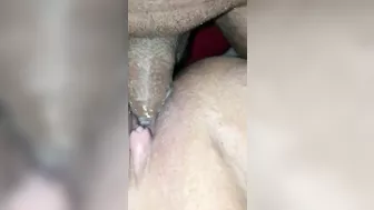 Hot close up of creamy pussy